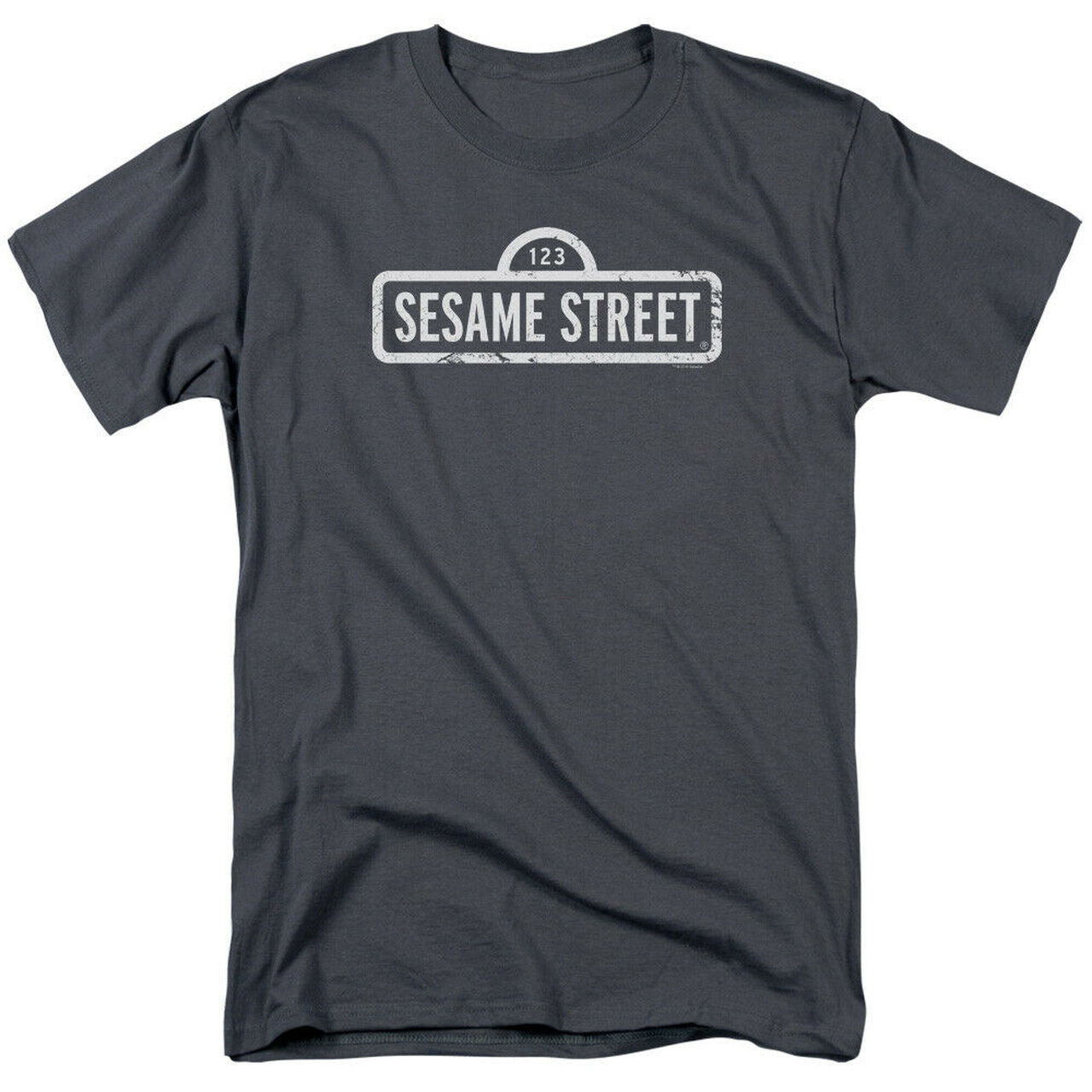 Sesame Street Logo "Jim Henson" Mens Unisex T-Shirt -Available sm to 4x