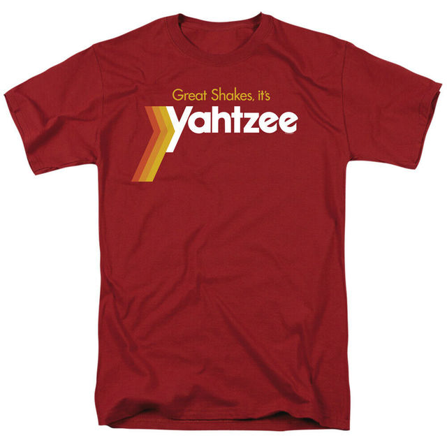 Yahtzee the Board Game "Great Shakes" Mens Unisex T-Shirt, Available Sm to 3x