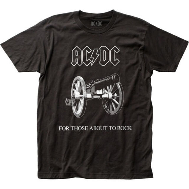AC/DC "FOR THOSE ABOUT TO ROCK" Mens Unisex T-Shirt -Available in Sm to 2x