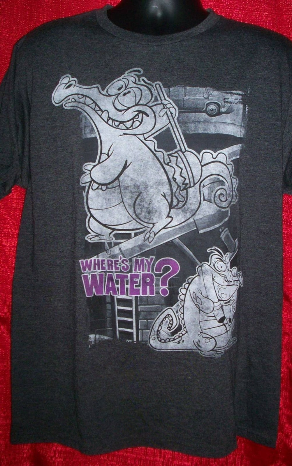 Disney: Where's My Water? Men Large Unisex T-Shirt - New