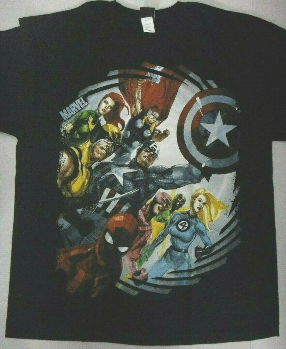 Marvel Avengers Group XL Adult Unisex T-Shirt - New