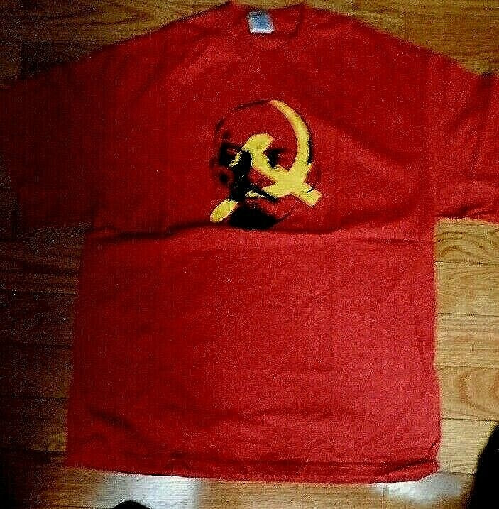 Lenon CCCP Hammer & Sickle (Red Dawn) Mens XL Unisex T-Shirt - New