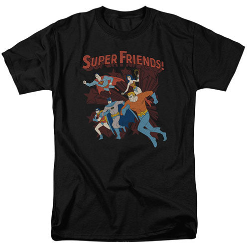 DC Comics Super Friends Super Running Adult/Unisex Tshirt Size S-2X
100% Cotton High Quality Pre Shrunk Machine Washable Tshirt