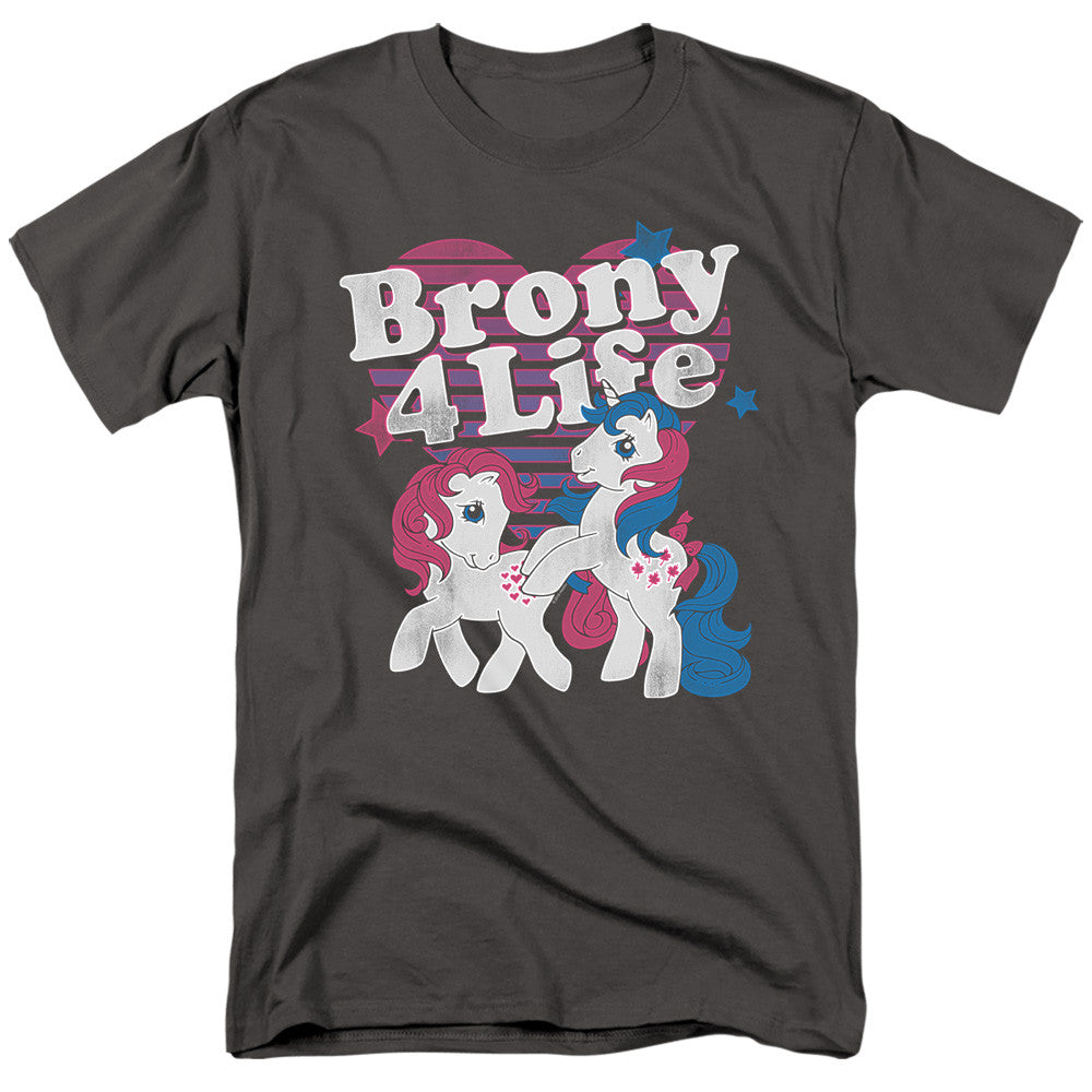 My Little Pony-Brony 4 Life Adult Unisex Tshirt Size S-2X
100% Cotton High Quality Pre Shrunk Machine Washable T Shirt