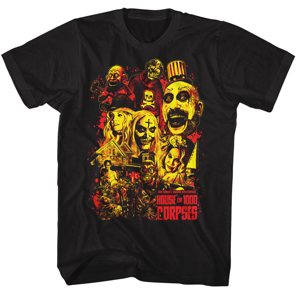 House of 1000 Corpses Collage Art Adult/Unisex Size S-3X
100% Cotton High Quality Pre Shrunk Machine Washable T Shirt