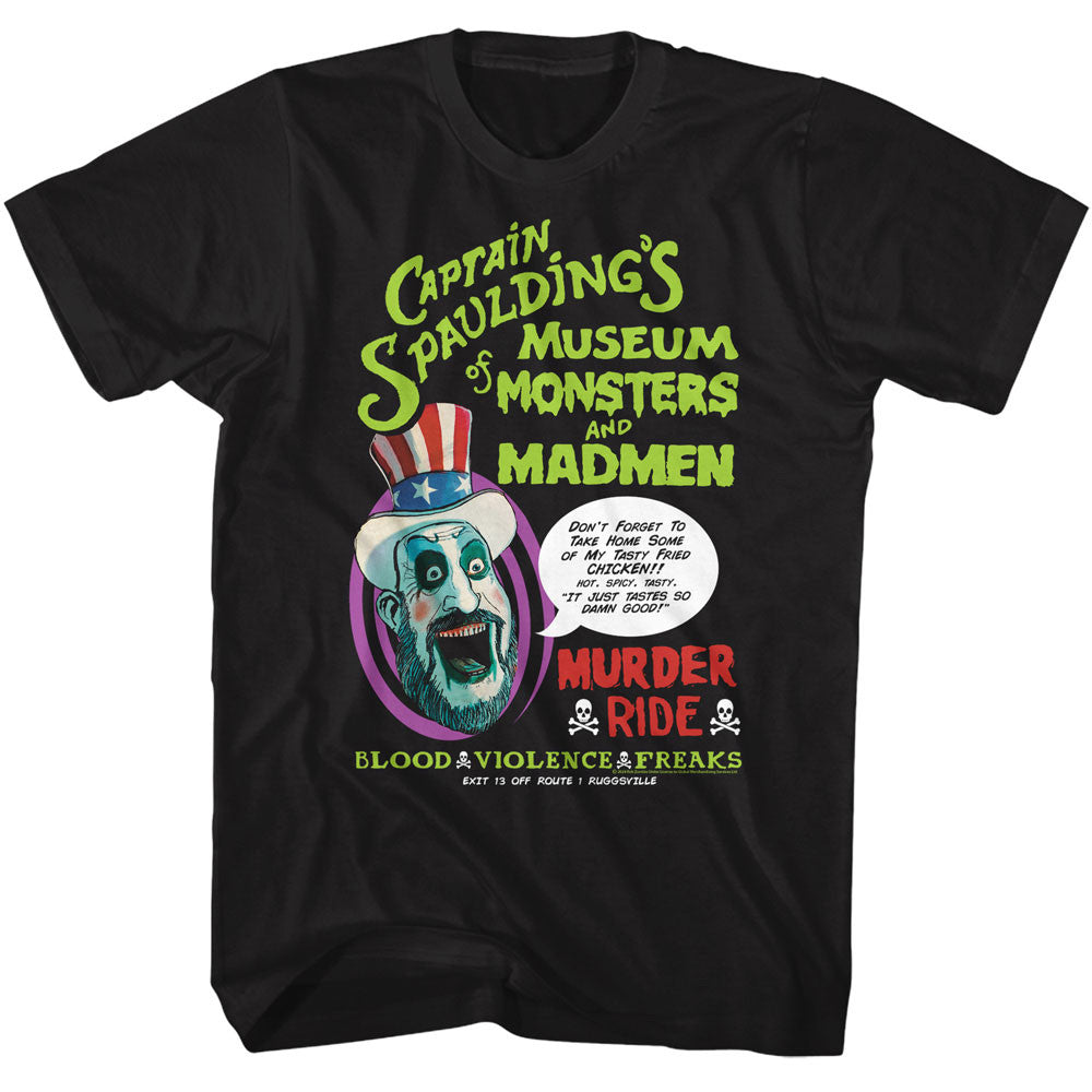 House of 1000 Corpses Museum Adult/Unisex Size S-3X
100% Cotton High Quality Pre Shrunk Machine Washable T Shirt