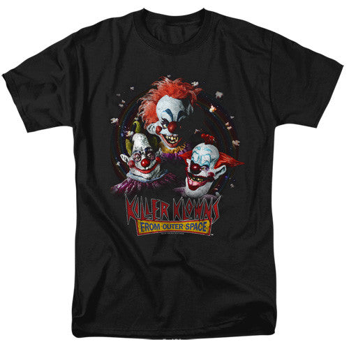 Killer Klowns from Outer Space Adult Unisex Tshirt Size S-2X
100% Cotton High Quality Pre Shrunk Machine Washable T Shirt