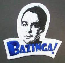 3 1/2" x 3 1/4", Sheldon Cooper Bazinga! embroidered patch. Sew or iron on. New.
Please note we will always combine shipping on like items. Any additional patch or pin will ship for 50 cent per item. Any additional payment will be reimbursed to your Paypal account. Thank You.