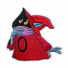 3.25 inches tall, a new Orko the Wizard, He-Man's sidekick from the "Masters of the Universe" embroidered patch. Sew on or iron. New.
Please note we will always combine shipping on like items. Any additional patch or pin will ship for 50 cent per item. Any additional payment will be reimbursed to your Paypal account. Thank You.