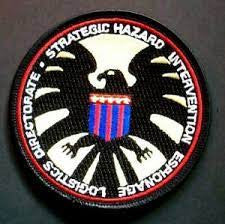 3 1/2 inches in diameter, a new Marvel Comics S.H.I.E.L.D. embroidered patch. Sew on or iron on. New.
Please note we will always combine shipping on like items. Any additional patch or pin will ship for 50 cent per item. Any additional payment will be reimbursed to your Paypal account. Thank You.