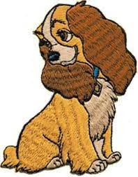 3.5 inches tall, a new Lady and the Tramp "The Lady" embroidered patch. Sew on or iron.
Please note we will always combine shipping on like items. Any additional patch or pin will ship for 50 cent per item. Any additional payment will be reimbursed to your Paypal account. Thank You.