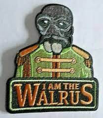 3.75 inches tall, a new Star Wars, I Am The Walrus (Ponda Baba, Beatles Sgt. Pepper's Lonely Club Parody) embroidered patch. Sew on or iron on.
Please note we will always combine shipping on like items. Any additional patch or pin will ship for 50 cent per item. Any additional payment will be reimbursed to your Paypal account. Thank You.