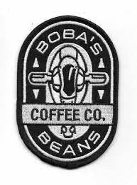 4 inches tall, a new Star Wars Boba's Beans Coffee Co. embroidered patch. Sew on or iron on. New.
Please note we will always combine shipping on like items. Any additional patch or pin will ship for 50 cent per item. Any additional payment will be reimbursed to your Paypal account. Thank You.