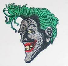 3.5 inch tall, the Joker, smiling (Batman Animated Series) embroidered patch. Sew on or iron on. New.
Please note we will always combine shipping on like items. Any additional patch or pin will ship for 50 cent per item. Any additional payment will be reimbursed to your Paypal account. Thank You.