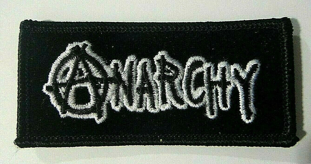 3.5 inches wide, a new Sons of Anarchy "Anarchy" embroidered shoulder patch. Sew on or iron on.
Please note we will always combine shipping on like items. Any additional patch or pin will ship for 50 cent per item. Any additional payment will be reimbursed to your Paypal account. Thank You.