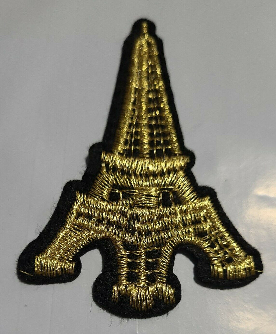 3 inches tall, a new Paris, France "The Eiffel Tower" embroidered patch. Sew or iron on. New.
Please note we will always combine shipping on like items. Any additional patch or pin will ship for 50 cent per item. Any additional payment will be reimbursed to your Paypal account. Thank You.