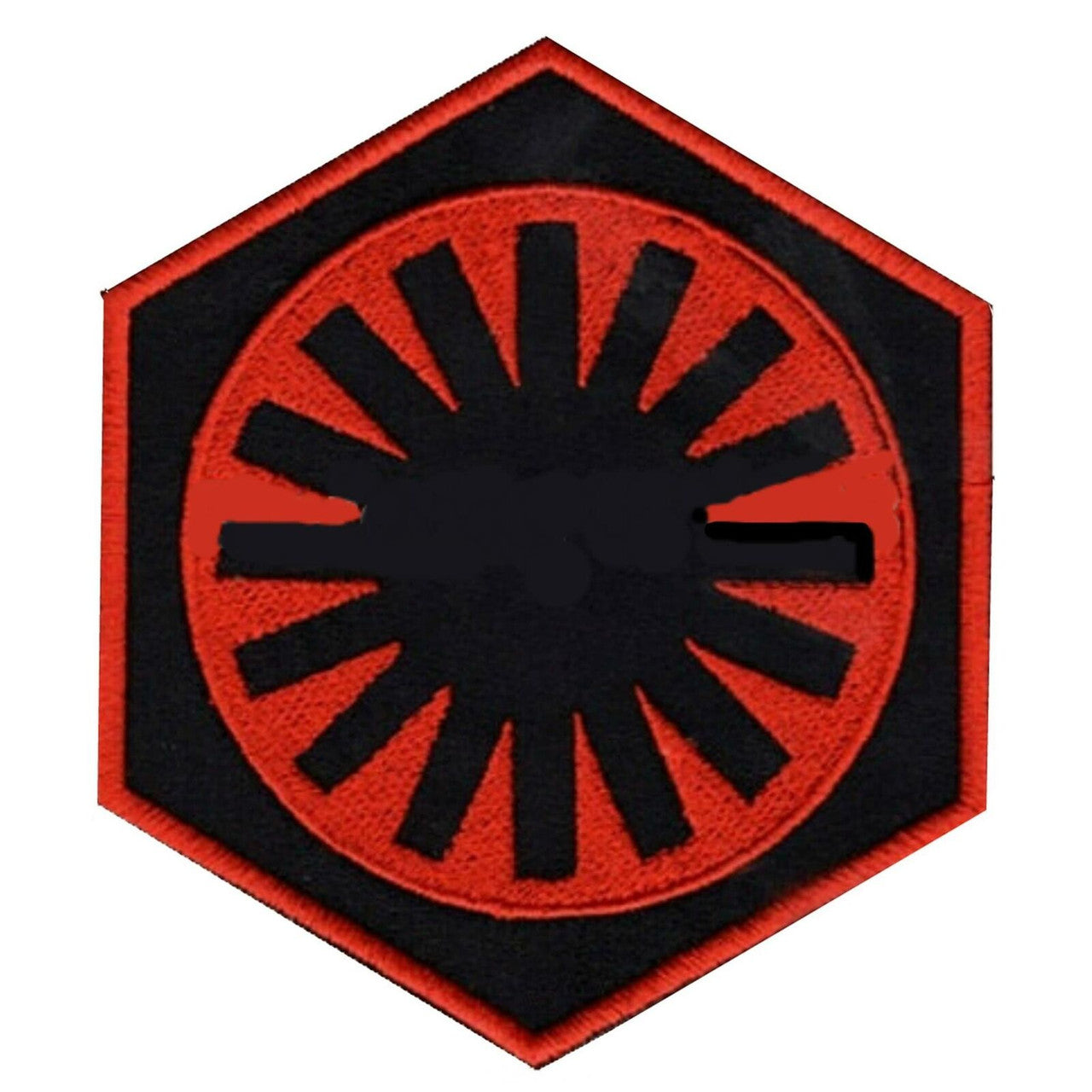 3.5 inches tall, a new Star Wars 7 Kylo Ren Imperial First Order Insignia Logo embroidered patch. Sew on or iron on. New.
Please note we will always combine shipping on like items. Any additional patch or pin will ship for 50 cent per item. Any additional payment will be reimbursed to your Paypal account. Thank You.