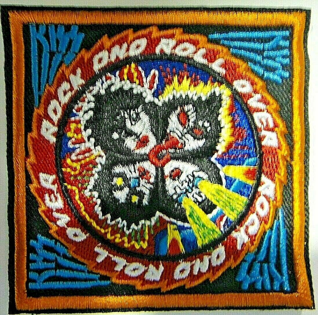 3 inches tall, KISS "Rock and Roll Over" embroidered patch. Sew on or iron. New.
Please note we will always combine shipping on like items. Any additional patch or pin will ship for 50 cent per item. Any additional payment will be reimbursed to your Paypal account. Thank You.