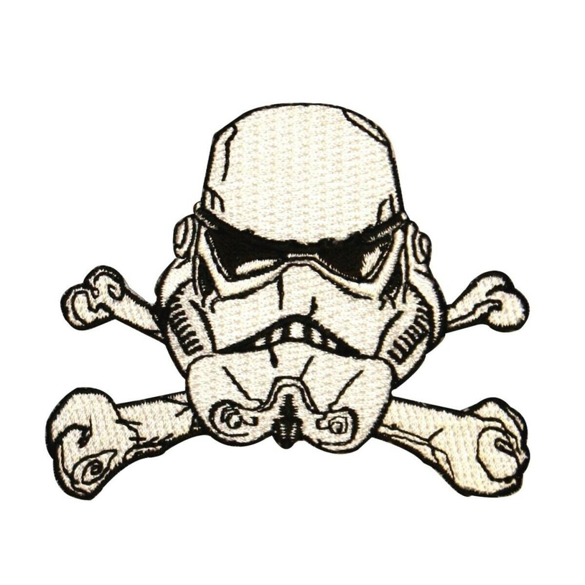 3 inches wide, Star Wars Stormtrooper "Skull and Bonez" embroidered patch. Sew on or iron on. New.
Please note we will always combine shipping on like items. Any additional patch or pin will ship for 50 cent per item. Any additional payment will be reimbursed to your Paypal account. Thank You.