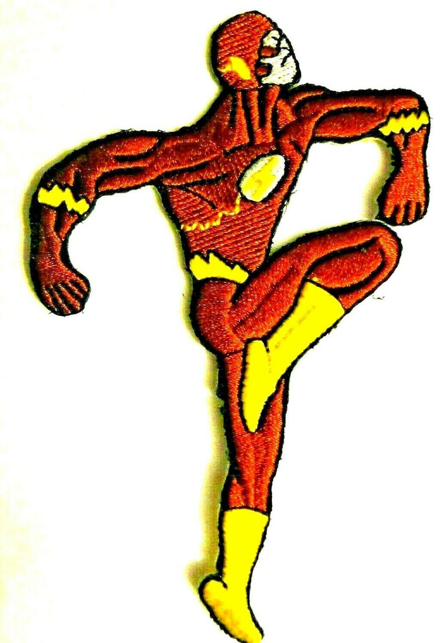 4 3/8 inches tall, a new DC Comics The Flash Running embroidered patch. Sew on or iron on. New.
Please note we will always combine shipping on like items. Any additional patch or pin will ship for 50 cent per item. Any additional payment will be reimbursed to your Paypal account. Thank You.