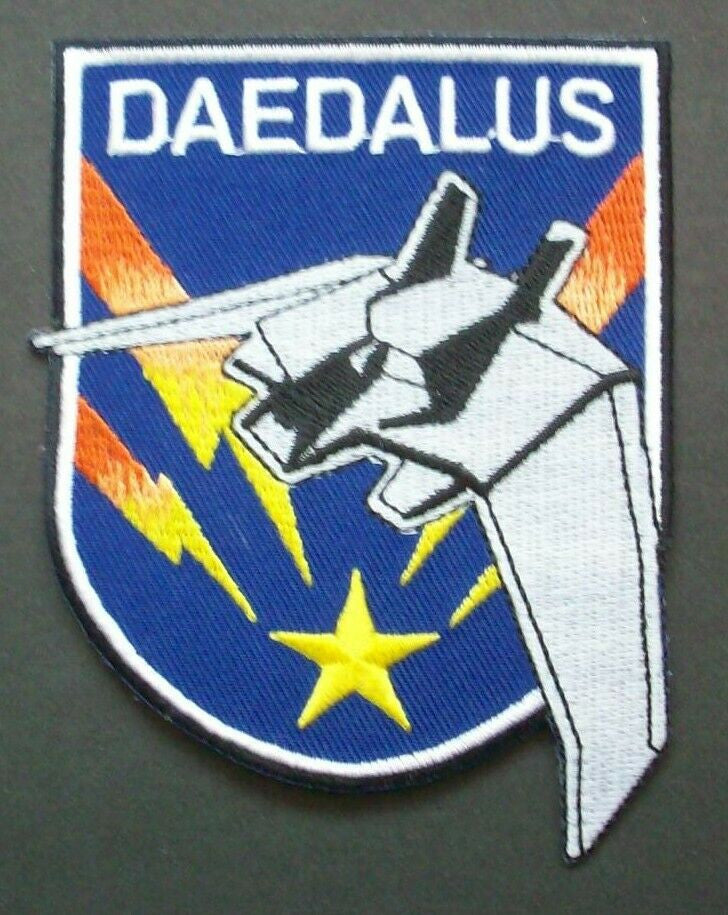 3" by 3 3/4", Stargate Atlantis Daedalus uniform embroidered patch. Sew or iron on. New.
Please note we will always combine shipping on like items. Any additional patch or pin will ship for 50 cent per item. Any additional payment will be reimbursed to your Paypal account. Thank You.