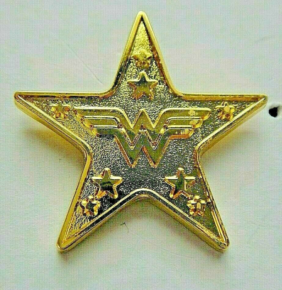 Wonder Woman With Logo in Center Star Shaped Metal Pin - DC Comics, New
Please note we will always combine shipping on like items. Any additional patch or pin will ship for 50 cent per item. Any additional payment will be reimbursed to your Paypal account. Thank You