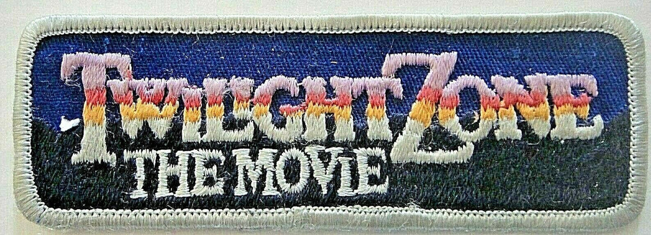 5 inches wide, a new Twilight Zone "The Movie" Embroidered Patch. New
Please note we will always combine shipping on like items. Any additional patch or pin will ship for 50 cent per item. Any additional payment will be reimbursed to your Paypal account. Thank You.