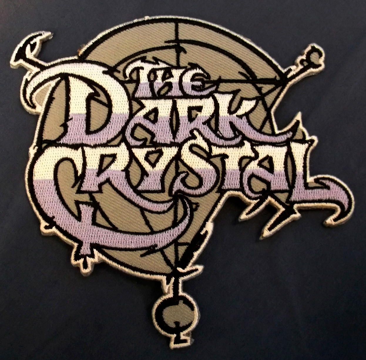 Dark Crystal Frosted xL Logo Embroidered Patch -new