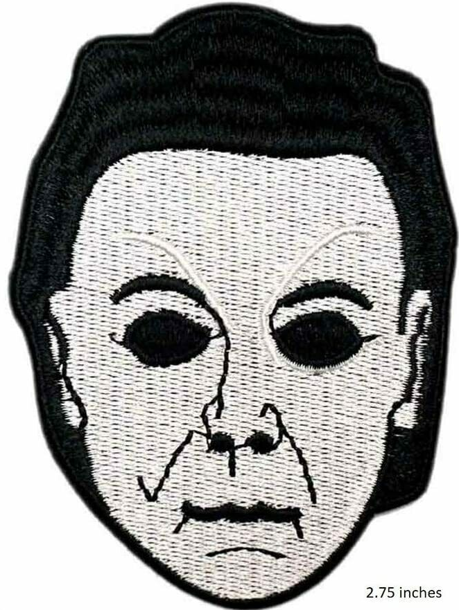 4 inches tall, a new Halloween Horror Film "Michael Myers" Die-Cut Face Embroidered Patch. Sew on or iron. New.
Please note we will always combine shipping on like items. Any additional patch or pin will ship for 50 cent per item. Any additional payment will be reimbursed to your Paypal account. Thank You.