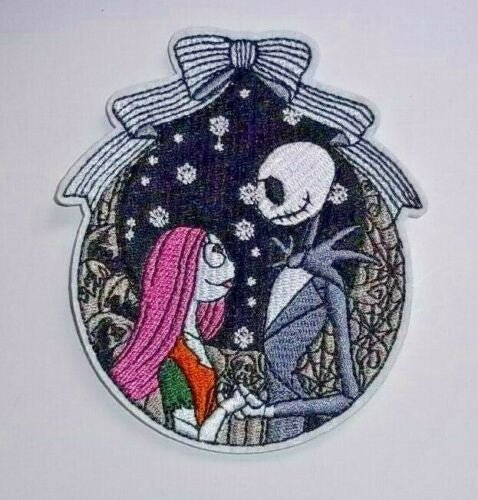 3" x 4" tall, a new Disney, Nightmare Before Christmas "Jack Skellington and Sally embroidered patch. New.
Please note we will always combine shipping on like items. Any additional patch or pin will ship for 50 cent per item. Any additional payment will be reimbursed to your Paypal account. Thank You.