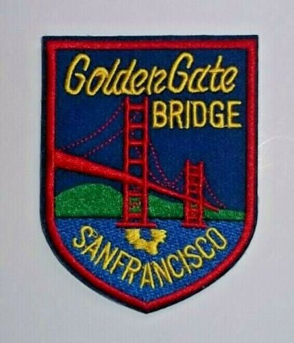 3" x 3 7/8", San Francisco Golden Gate Bridge embroidered patch. Sew or iron on. New.
Please note we will always combine shipping on like items. Any additional patch or pin will ship for 50 cent per item. Any additional payment will be reimbursed to your Paypal account. Thank You.