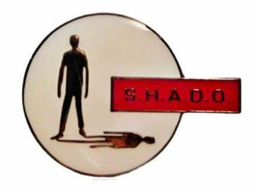 UFO, 1970's British TV Series, created by Gerry Anderson. UFO S.H.A.D.O. (3" diameter) enamel pin with a single post back. New.
Please note we will always combine shipping on like items. Any additional patch or pin will ship for 50 cent per item. Any additional payment will be reimbursed to your Paypal account. Thank You.