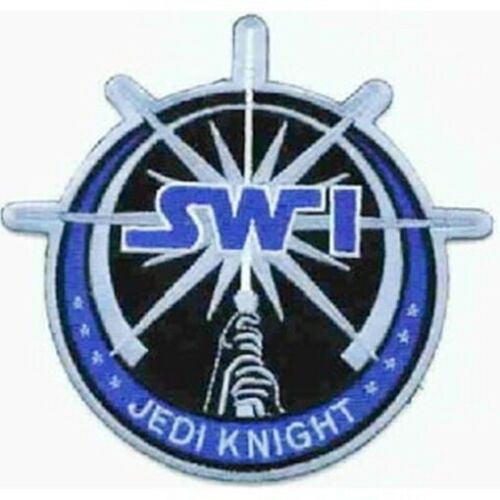 4" diameter, Star Wars Jedi Knight logo embroidered patch. Sew on or iron on. New.
Please note we will always combine shipping on like items. Any additional patch or pin will ship for 50 cent per item. Any additional payment will be reimbursed to your Paypal account. Thank You.