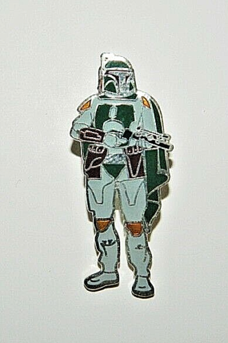 1.75 inches wide, Star Wars Boba Fett With Gun enamel pin with clutch back. New.
Please note we will always combine shipping on like items. Any additional patch or pin will ship for 50 cent per item. Any additional payment will be reimbursed to your Paypal account. Thank You.