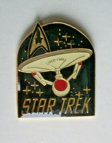 1 1/2 inch high, Star Trek original series U.S.S. Enterprise 1701 enamel pin with clutch back. New.
Please note we will always combine shipping on like items. Any additional patch or pin will ship for 50 cent per item. Any additional payment will be reimbursed to your Paypal account. Thank You.
