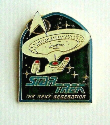 1 1/2 inch high, Star Trek The Next Generation U.S.S. Enterprise 1701-D enamel pin with clutch back. New.
Please note we will always combine shipping on like items. Any additional patch or pin will ship for 50 cent per item. Any additional payment will be reimbursed to your Paypal account. Thank You.