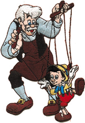 5 inches tall, a new Disney Geppetto & Pinocchio as a Puppet embroidered patch. Sew on or iron on. New.
Please note we will always combine shipping on like items. Any additional patch or pin will ship for 50 cent per item. Any additional payment will be reimbursed to your Paypal account. Thank You.