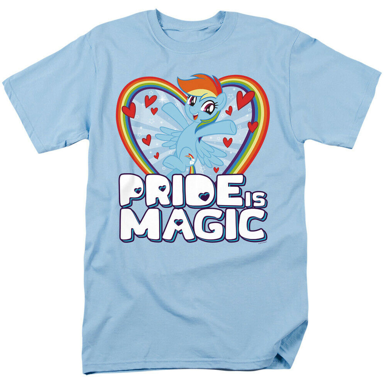 My Little Pony "Rainbow Dash" Pride and Magic Mens T-Shirt, Available Sm to 3x