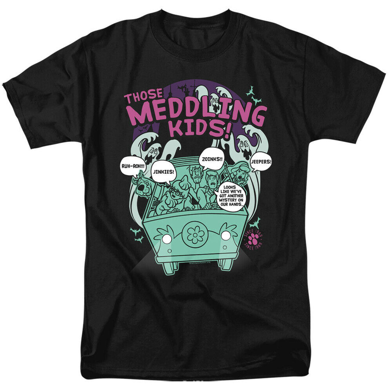 Scooby-Doo "Those Meddling Kids" Mens Unisex T-shirt -Available Sm to 3x