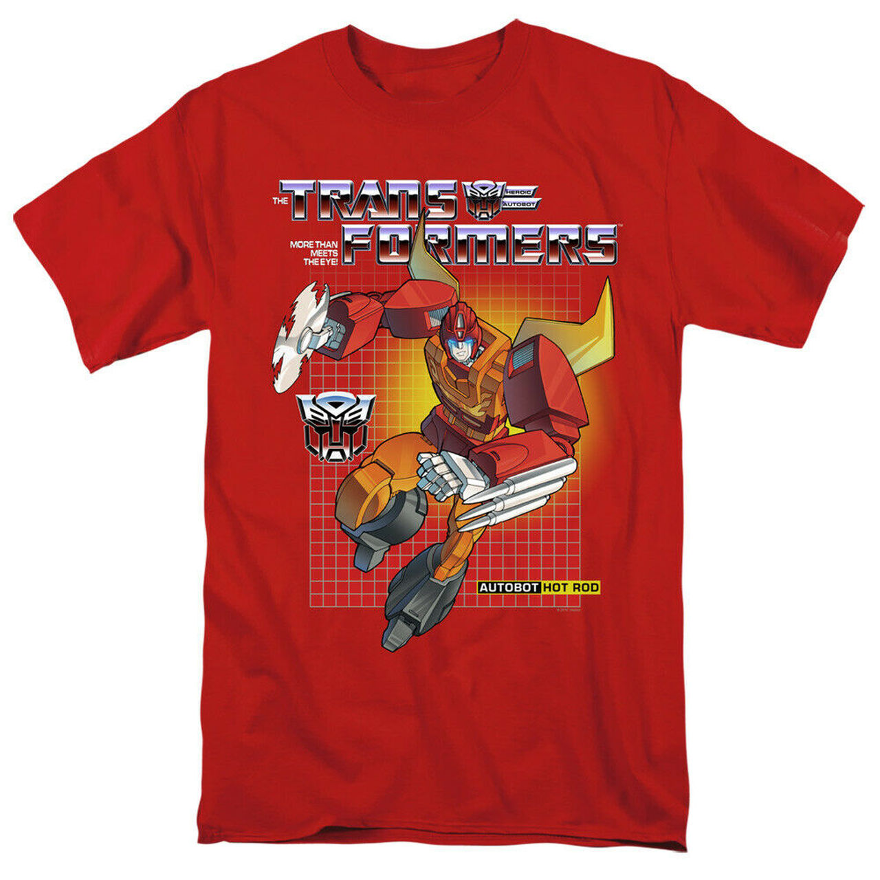 Transformers "Hot Rod" Mens Adult Unisex T-Shirt -Available sm to 4x