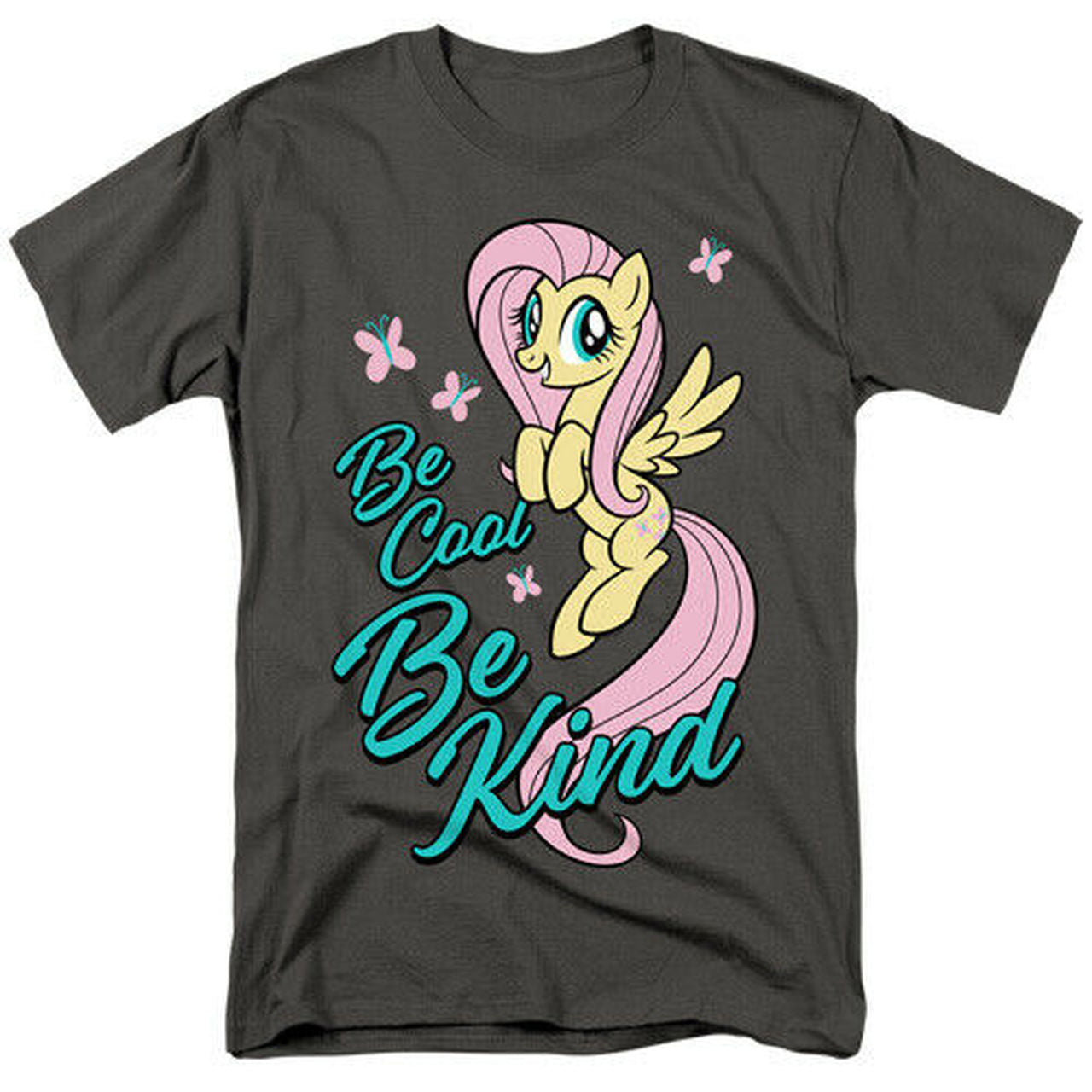 My Little Pony Fluttershy "Be Cool, Be Kind" Mens T-Shirt, Available Sm to 3x