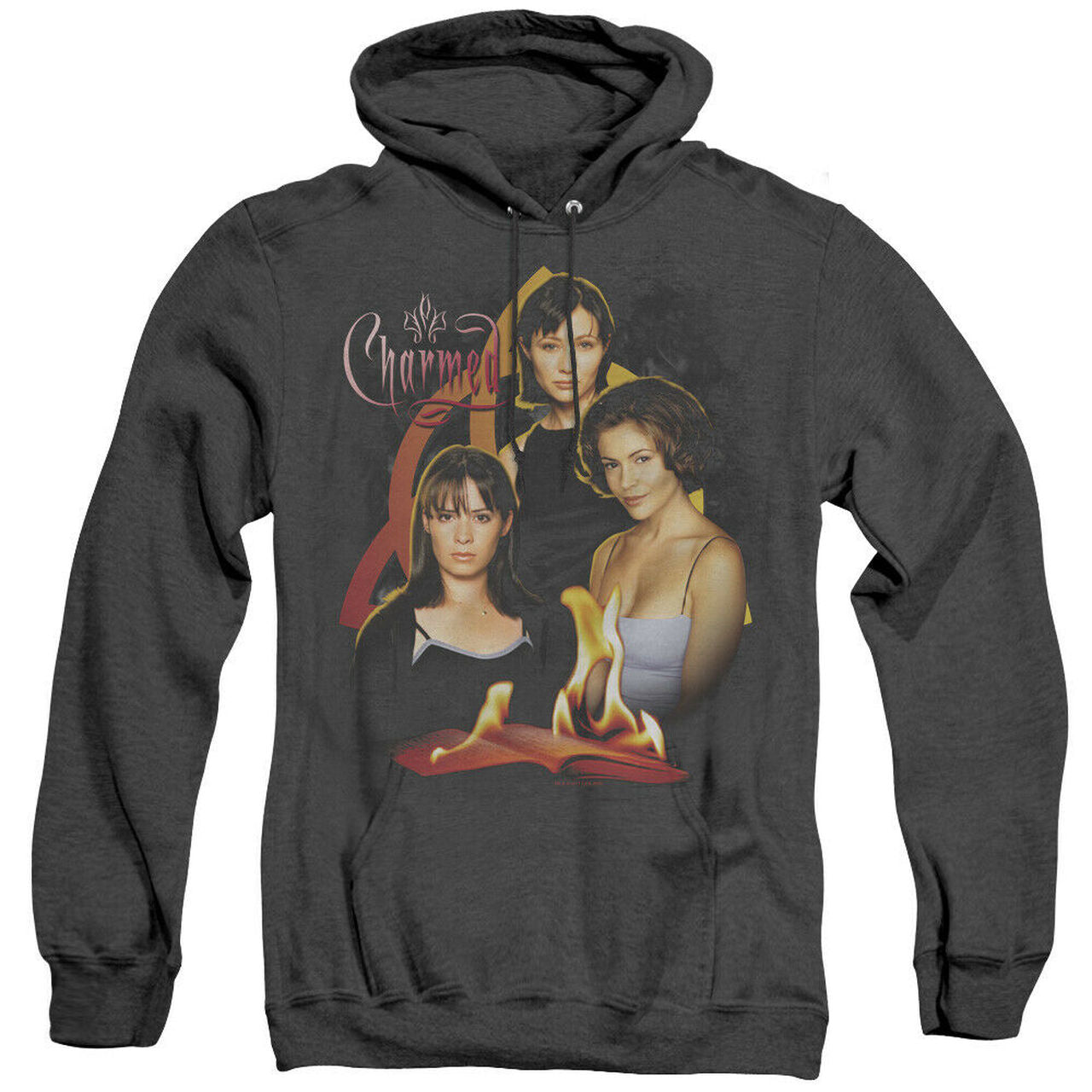 Charmed Original Cast Mens Unisex Pull-over Hoodie Available Sm to 3x