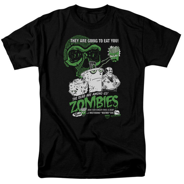 AQUA TEEN HUNGER FORCE "Zombies" Adult Unisex T-Shirt -Available Sm to 3x