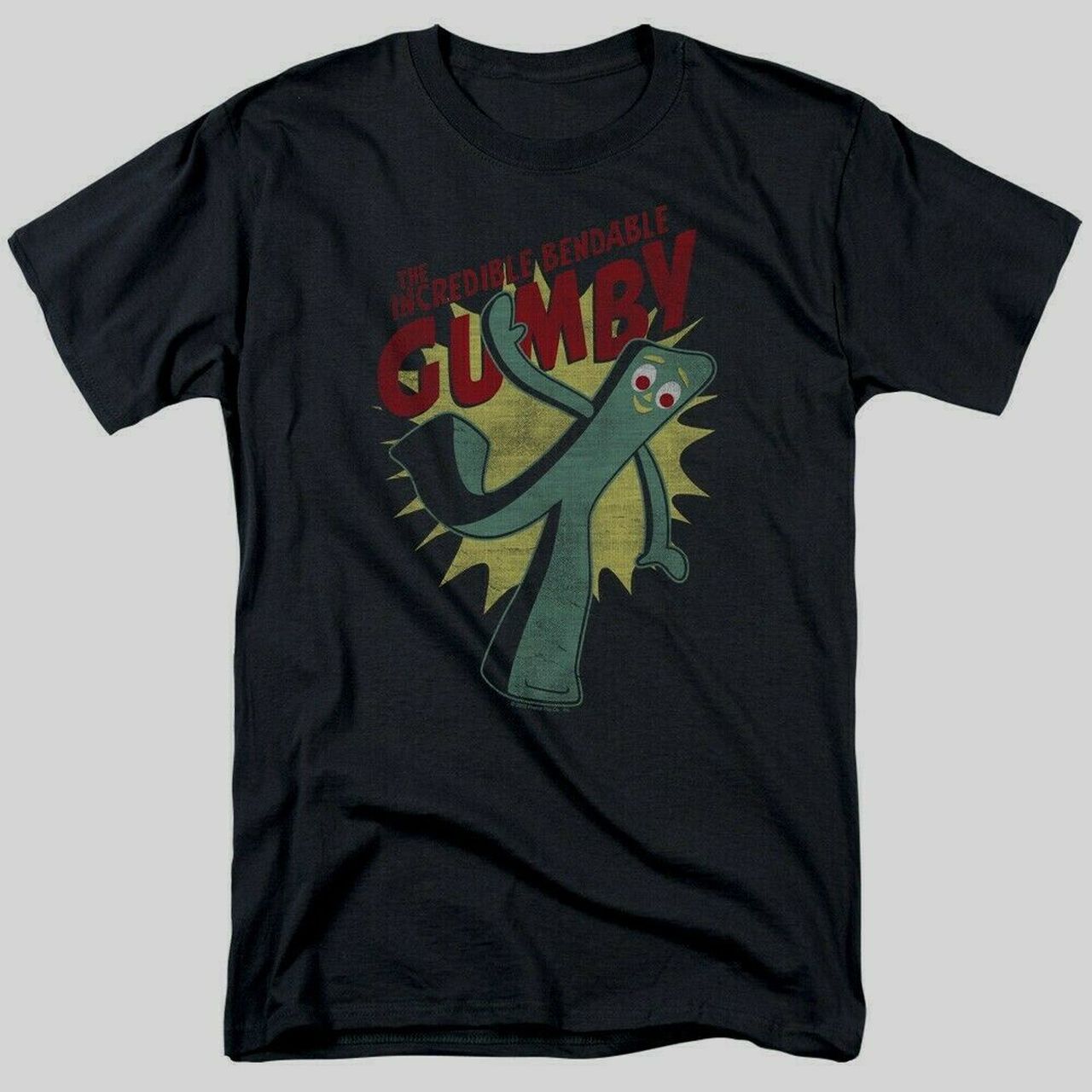 Gumby "Incredible, Bendable!" Adult Unisex T-Shirt, Available Sm to 3x