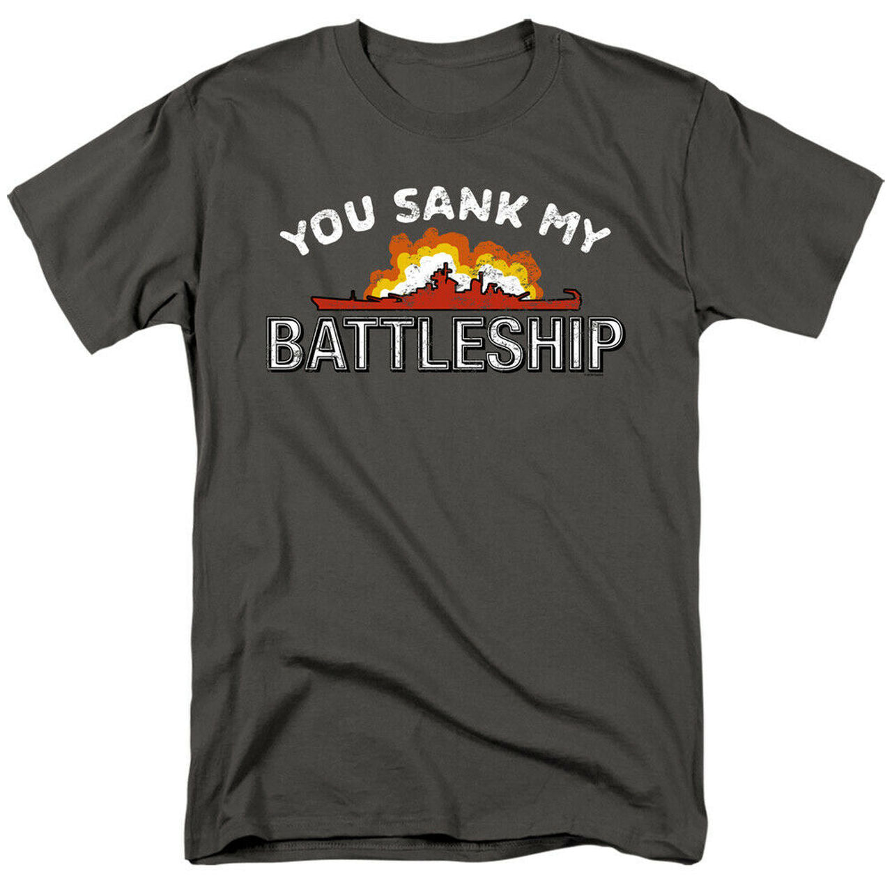 Battleship Game "You Sank My" Mens Unisex T-Shirt, Available Sm to 3x