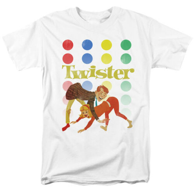 Twister "Old School Ad" Mens Unisex T-Shirt, Available Sm to 3x