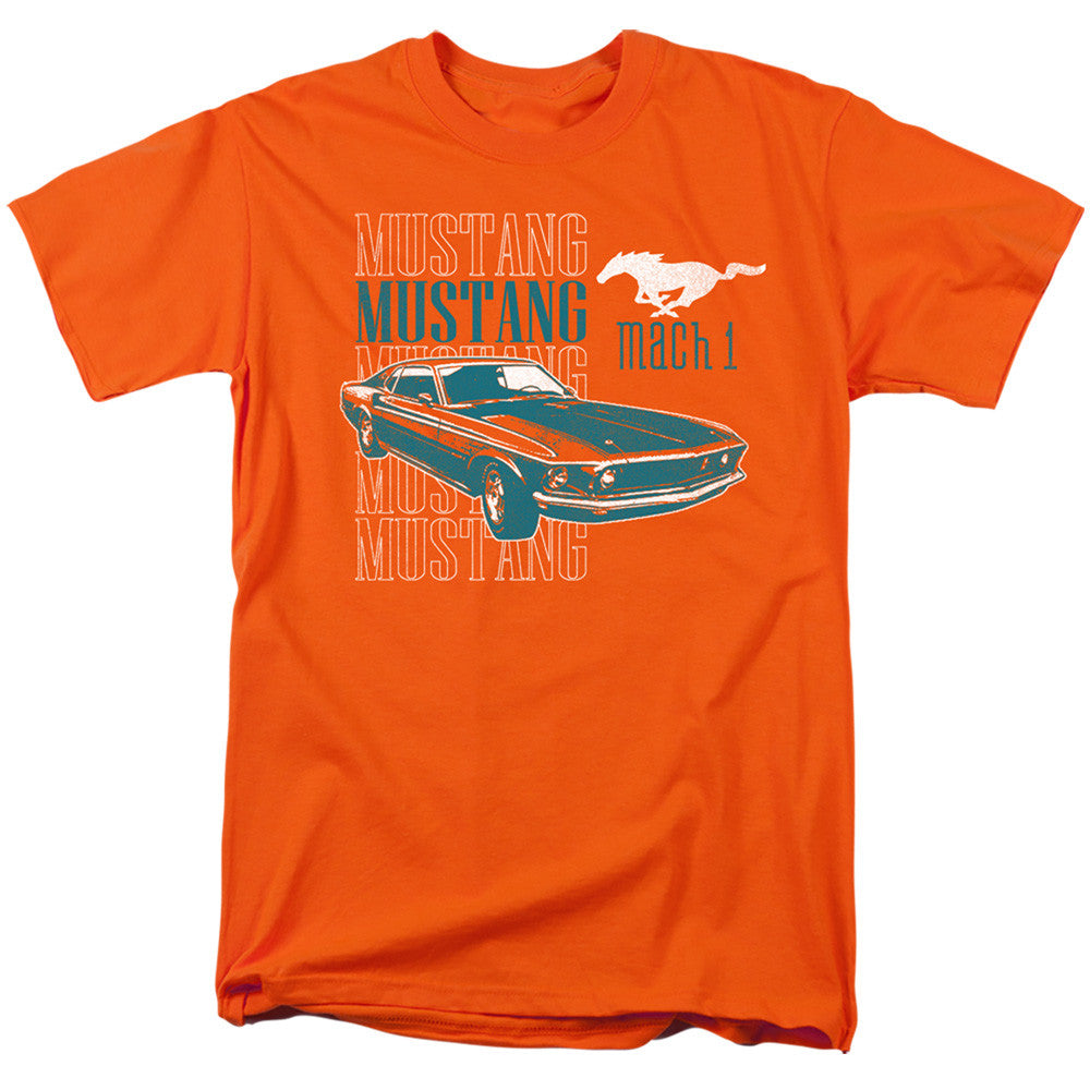 Ford Mustang Mach 1 Men's Unisex T-Shirt. Available Sm to 3x