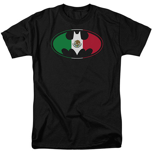 Batman Mexican Flag Logo Men's Unisex T-shirt, Available Sm to 5x