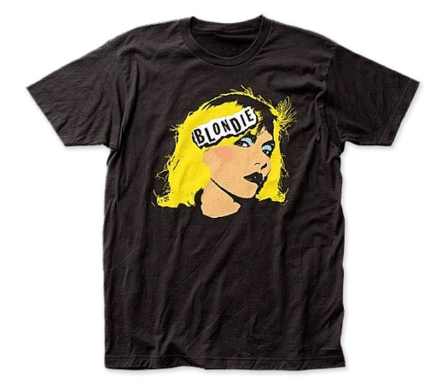 Blondie (Debra Harry) Warhol Face Poster Mens Unisex T-Shirt -Available Sm to 2x