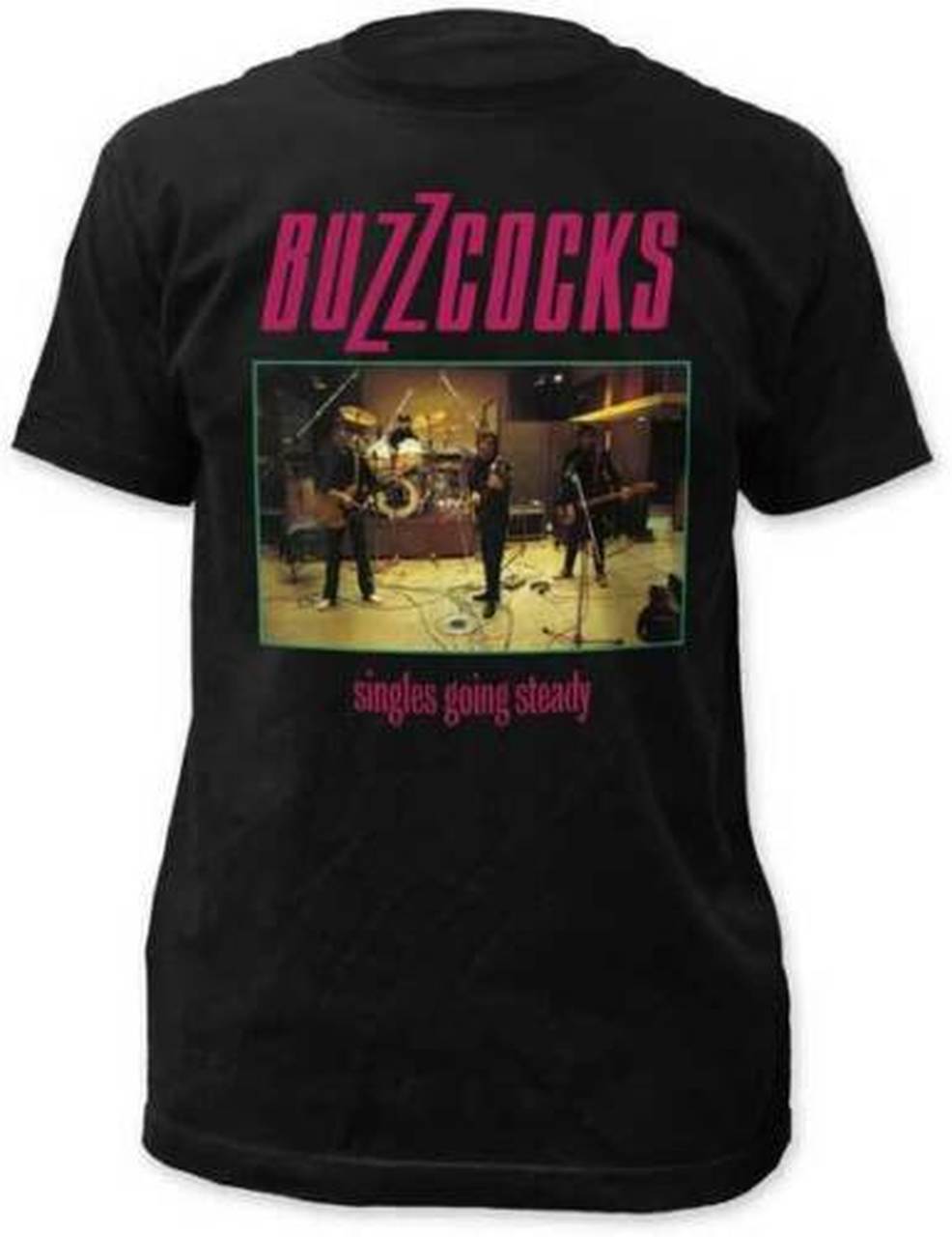 BUZZCOCKS "SINGLES GOING STEADY" Men Adult Unisex T-Shirt -Available in Sm to 2x